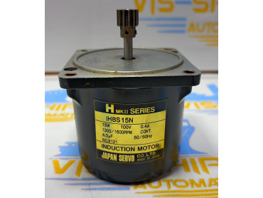  H MKII JAPAN SERVO IH8S15N SERIES INDUCTION MOTOR 110V 15W NO : 8121 50/60 Hz