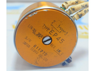 JAPAN SERVO CO.LTD EP 45 POTENTIOMETER LIN0.35% RES 1K S/N G11770