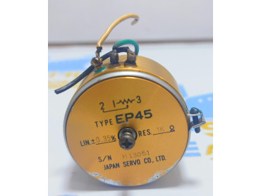 JAPAN SERVO CO.LTD EP 45 POTENTIOMETER LIN0.35% RES 1K S/N H 13051