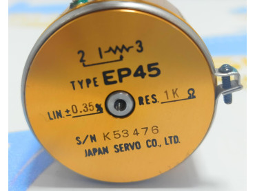 JAPAN SERVO CO.LTD EP 45 POTENTIOMETER LIN0.35% RES 1K S/N K 53476