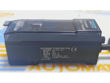 KEYENCE GENERAL PURPOSE DIGITAL LASER SENSOR LV-21AP #47011078