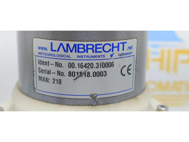 LAMBRECHT METEOROLOGICAL INSTRUMENTS  Ident No : 00.16420.310006 