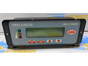 LCS PAYLOAD - III AW - CONWS MONITORING SYSTEM . MAX 50 TON KG MIN 5 TON Sr No : 0108