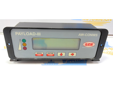 LCS PAYLOAD - III AW - CONWS MONITORING SYSTEM . MAX 50 TON KG MIN 5 TON Sr No : 0109