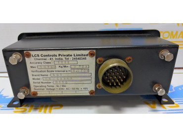 LCS PAYLOAD - III AW - CONWS MONITORING SYSTEM . MAX 50 TON KG MIN 5 TON Sr No : 0113
