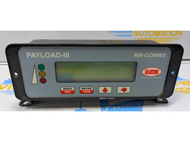 LCS PAYLOAD - III AW - CONWS MONITORING SYSTEM . MAX 50 TON KG MIN 5 TON Sr No : 0118