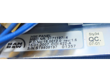 MAN B&W 3171197-4 HMI Panel ST9938197