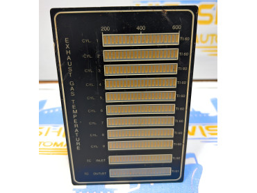 MAN B&W MBD NR. 2101546-5 EXHAUST GAS TEMPERATURE HMI PANEL DISPLAY SER NO : ST9938170 01792 