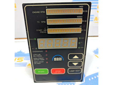 MAN B&W MODEL : 1685335-5 RPM INDICATOR MODULE SER NO : ST9938601B 02393