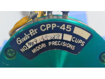 MIDORI PRECISIONS CPP - 45 GREEN POT  POTENTIOMETER SER NO : 3155128 CUPS 