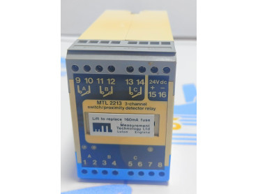 MTL INSTRUMENTS MTL 2213 SWITCH/PROXIMITY DETECTOR RELAY MTL 9147