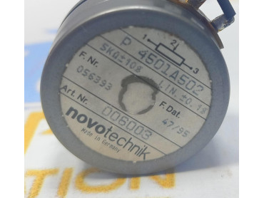NOVOTECHNIK P4501A502 ROTARY SENSOR POTENTIOMETER  Art No : 006003