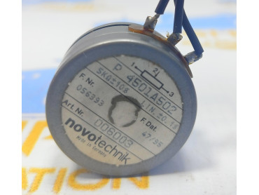 NOVOTECHNIK P4501A502 ROTARY SENSOR POTENTIOMETER  Art No : 006003