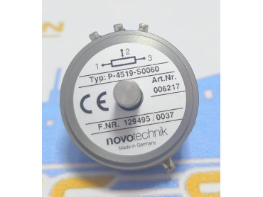 NOVOTECHNIK TYPE : P- 4519 - S0060  POTENTIOMETER ART NR: 006217 F.NR. 129495-0037