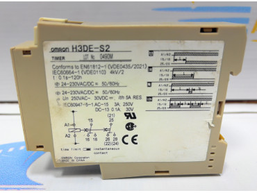 OMRON H3DE - S2 SOLID -STATE TIME-DELAY RELAY 24-230 VDC/DC 50/60 Hz 