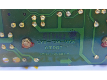 Omron Lyb-134msn Printed Circuit Board Lyb-E-30604 A
