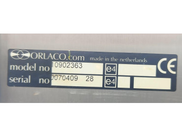 ORLACO ORL 537 - D CONTROL CAMERA SHUT OFF LOW PRESSURE BOX MODEL NO : 10902363 S/N 0070409 - 28