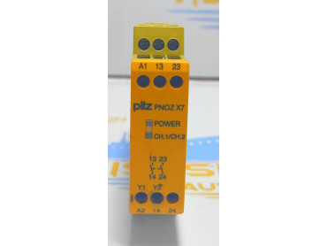 PLIZ PNOZ X7 Emergency Stop Safety Relay, 24V ac/dc ID NO: 774059