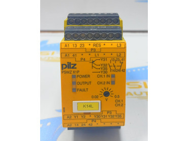 PLIZ PSWZX1P SAFETY RELAY 24-240 VAC 50/60 Hz  ID NO : 777949 118 400 MADE IN FRANCE 