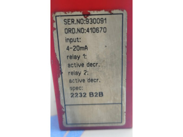 PR ELECTRONICS  2232 LIMIT SWITCH.  SER NO : 930091