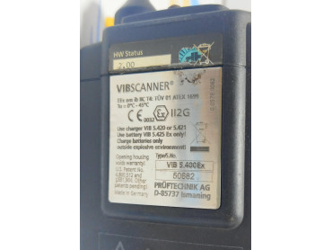   PRUFTECHNIK  VIBSCANNER VIB 5.400 Ex. HW STATUS  2.00 MISSING BATTERY 