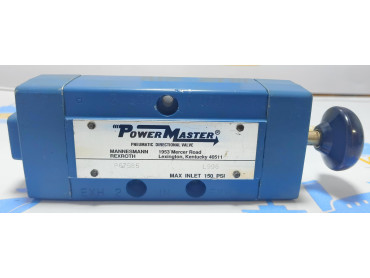 REXROTH POWER MASTER PNEUMATIC DIRECTIONAL VALVE   P 67585 MAX INLET PSI 150 PSI 