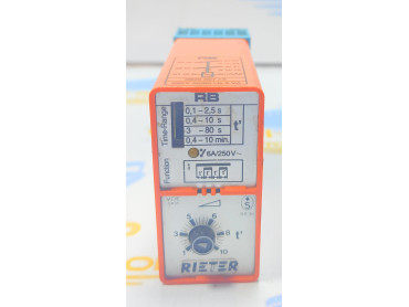RIETER 0920 297/4 TIME DELAY RELAY 220 V 50/60 Hz 3 VA 