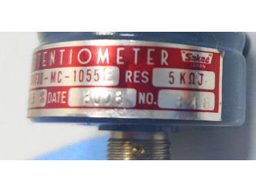 SAKAE S0F30-MC-1055 E  RES 5KΩJ LIN: 0.5%  POTENTIOMETER NO: 848