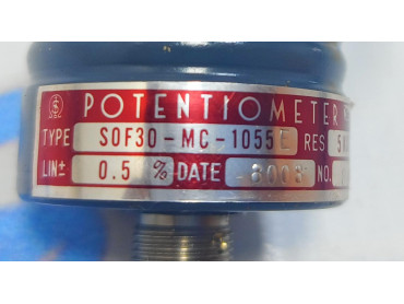 SAKAE S0F30-MC-1055 E  RES 5KΩJ LIN: 0.5%  POTENTIOMETER NO: 848