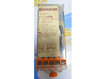 SCHLEICHER TYPE SZA52-S TIME RELAY 230V-50/60Hz Nr.02621755 804 014
