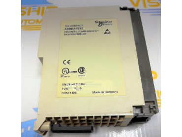 SCHNEIDER ELECTRIC  DAP 212 ASBDAP212 DISCRETE COMBI 8IN/4OUT 8x24VDC /4 RELAY S/N : 21142513167