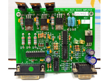 SEA TEL INC BLDC SERVO AMPLIFIER 116786-1 S/N 6844