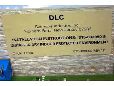 SIEMENS DLC Device Loop Card Fire 315-033090 P/N 580 - 034885-2 