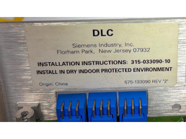 SIEMENS DLC Device Loop Card Fire 315-033090 P/N 580 - 034885-2  NO : E 2591511