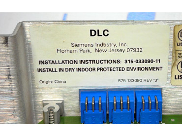 SIEMENS DLC Device Loop Card Fire 315-033090 P/N 580 - 034885-2  NO : E 744611