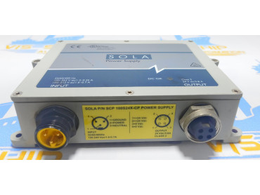 SOLA POWER SUPPLY P/N SCP 100S24X-CP 50/60/400Hz 100-240 Vac /1.6-0.7A