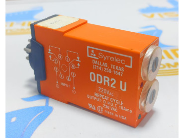 SYRELEC  ODR2U On/Off Time Delay Relay Repeat Cycle Timer 8-Pin 220VAC