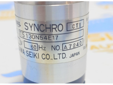 TAMAGAWA SEIKI CO.LTD TS 130N54E17   SYNCHRO MOTOR 90  V  60 Hz NO:  A 7240  MADE IN JAPAN 