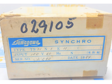 TAMAGAWA SYNCHRO MOTOR TS65 N1 E11 60 Hz SERIAL NO : 5519 NEW OPEN BOX