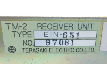 TERASAKI ELECTRIC EIN-651 TM-2 RECEIVER UNIT NO:97081