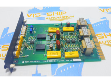 TOKYO KEIKI 114291617 TURN RATE PCB CARD 8393005 NO: 114205227 TURN RATE