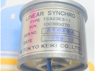 TOKYO KEIKI CO. LTD LINEAR SYNCHRO MOTOR TYPE : TS923E3-1  P/N 100380070 SER NO : A16494