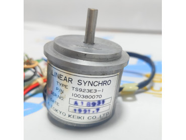 Tokyo Keiki Co. Ltd. TS923E3-1  Linear Synchro Motor  with pcb card Part No. I00380070