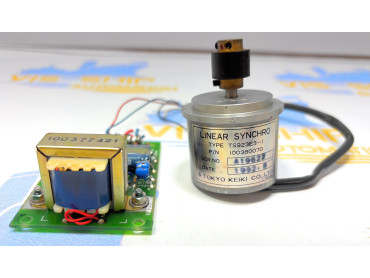 Tokyo Keiki Co. Ltd. TS923E3-1 Linear Synchro Motor with pcb card Part No. I00380070 SER NO : A19622