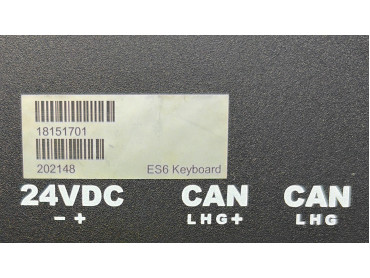 TRANSAS ES6 ECDIS KEYBOARD 24 VDC NO : 18151701 - 202148