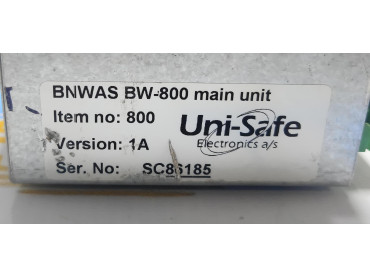 UNI-SAFE ELECTRONICS BW-800 BRIDGE NAVIGATIONAL WATCH ALARM SYSTEM