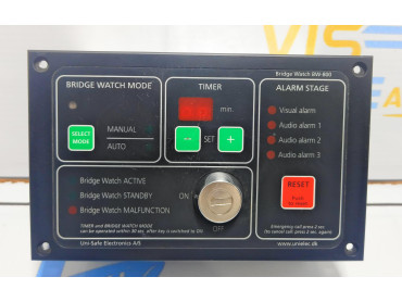 UNI-SAFE ELECTRONICS BW-800 BRIDGE NAVIGATIONAL WATCH ALARM SYSTEM
