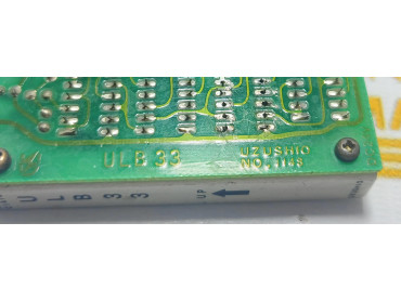 UZUSHIO ELECTRIC ULB 33A DC 24V ANNUNCIATOR PCB BOARD NO : 1148 / NO: 1180