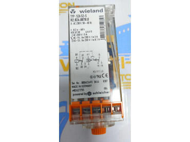 WIELAND  TIME RELAY TYPE : SZA 52-S R2.026.0070.0 AC 230V 50-60 Hz 