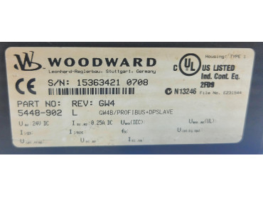 WOODWARD 5448-902 GW4 INTERFACE CONVERTER 24VDC